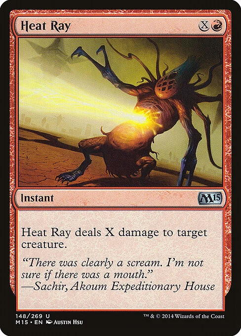 Heat Ray, carta Magic di tipo Instant illustrata da Austin Hsu