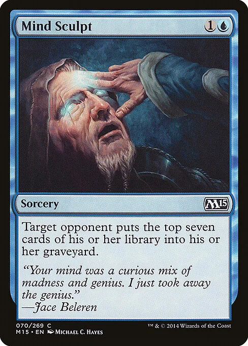 Mind Sculpt, carta Magic di tipo Sorcery illustrata da Michael C. Hayes