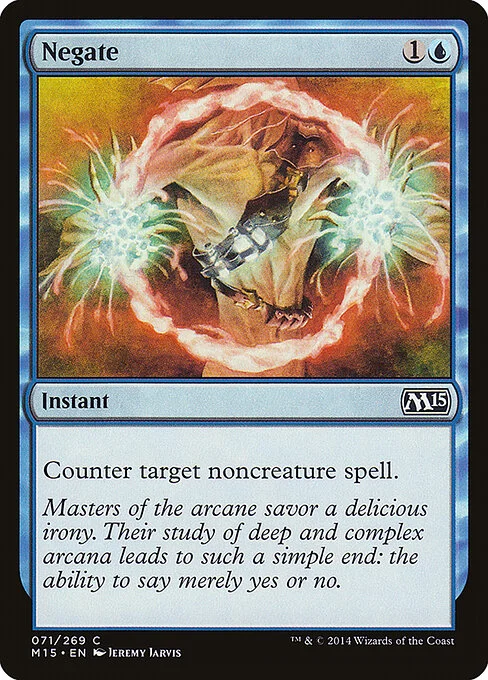 Negate, carta Magic di tipo Instant illustrata da Jeremy Jarvis