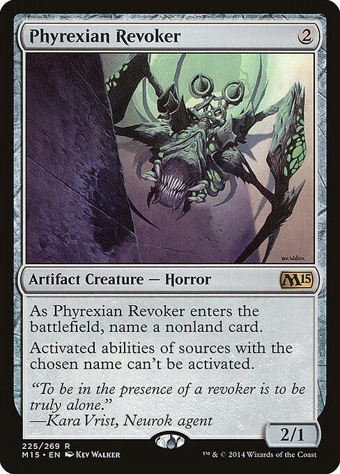 Phyrexian Revoker, carta Magic di tipo Artifact Creature — Phyrexian Horror illustrata da Kev Walker