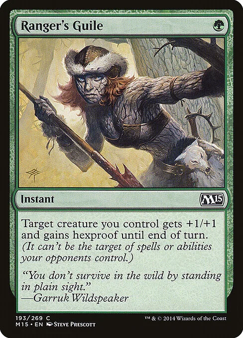 Ranger's Guile, carta Magic di tipo Instant illustrata da Steve Prescott