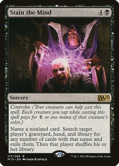 Stain the Mind, carta Magic di tipo Sorcery illustrata da Jason Rainville