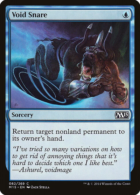 Void Snare, carta Magic di tipo Sorcery illustrata da Zack Stella