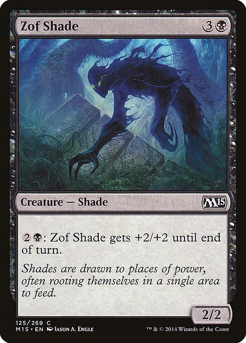 Zof Shade, carta Magic di tipo Creature — Shade illustrata da Jason A. Engle