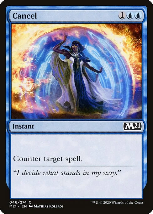 Cancel, carta Magic di tipo Instant illustrata da Mathias Kollros