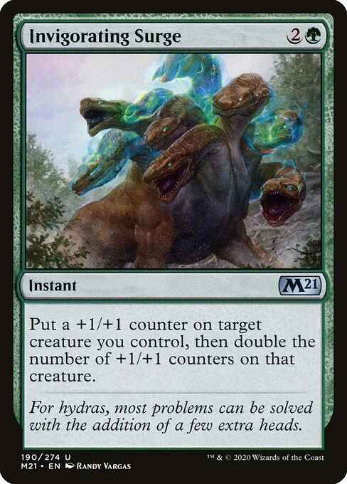 Invigorating Surge, carta Magic di tipo Instant illustrata da Randy Vargas