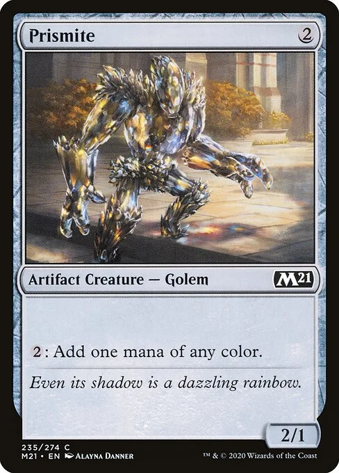 Prismite, carta Magic di tipo Artifact Creature — Golem illustrata da Alayna Danner