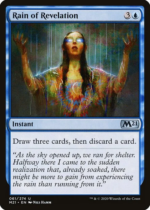 Rain of Revelation, carta Magic di tipo Instant illustrata da Nils Hamm