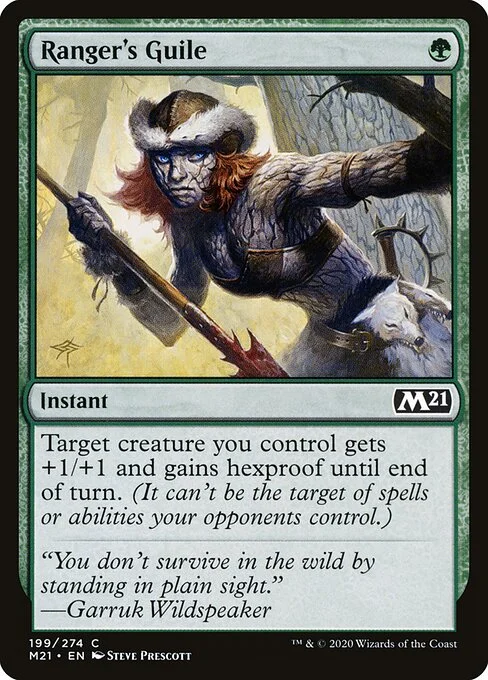 Ranger's Guile, carta Magic di tipo Instant illustrata da Steve Prescott