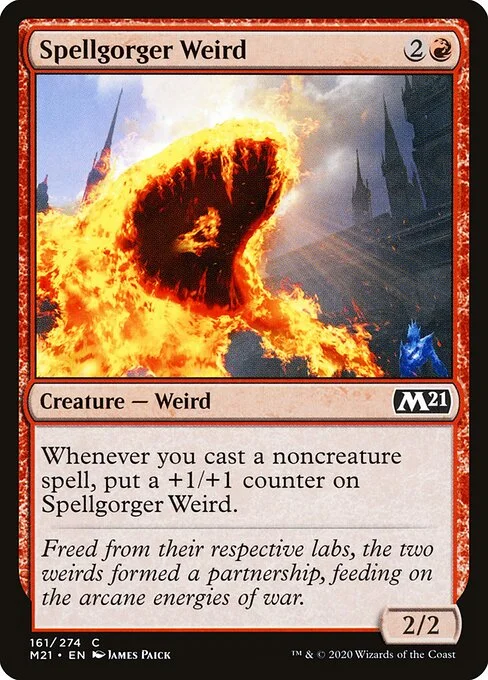 Spellgorger Weird, carta Magic di tipo Creature — Weird illustrata da James Paick