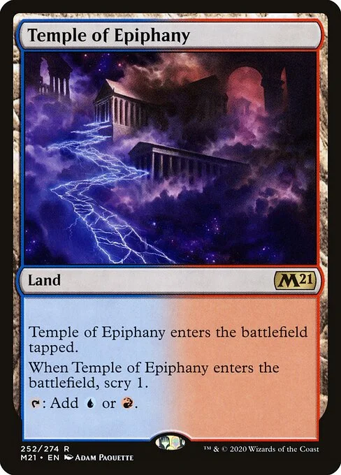 Temple of Epiphany, carta Magic di tipo Land illustrata da Adam Paquette
