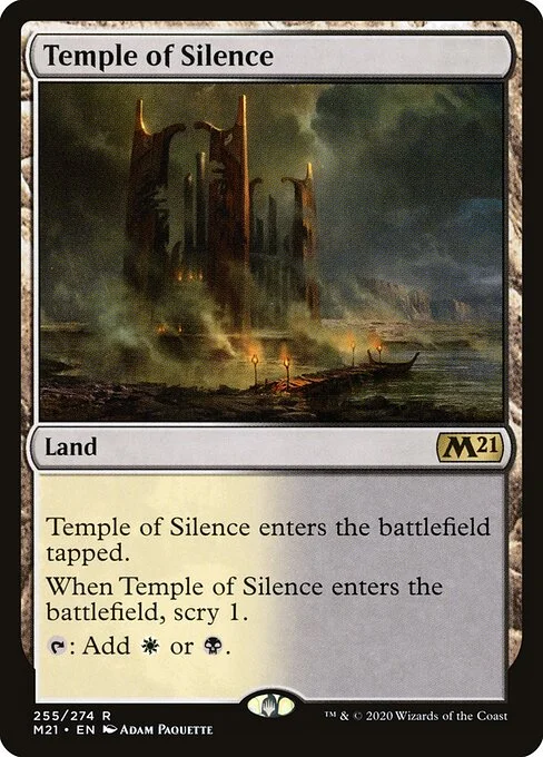 Temple of Silence, carta Magic di tipo Land illustrata da Adam Paquette