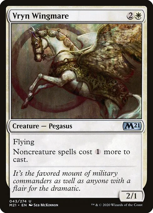 Vryn Wingmare, carta Magic di tipo Creature — Pegasus illustrata da Seb McKinnon