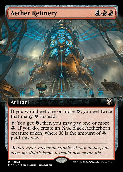 Aether Refinery, carta Magic di tipo Artifact illustrata da Daniel Ljunggren