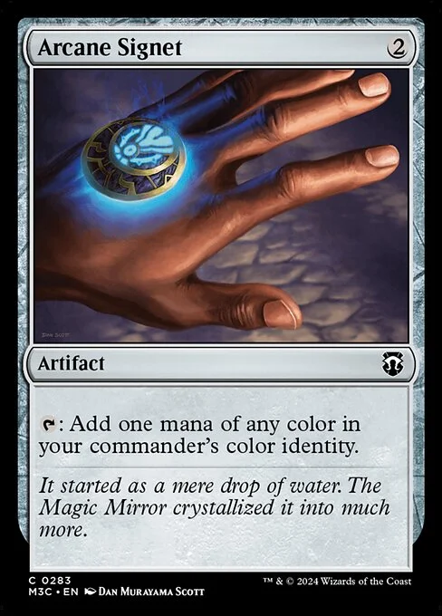 Arcane Signet, carta Magic di tipo Artifact illustrata da Dan Murayama Scott