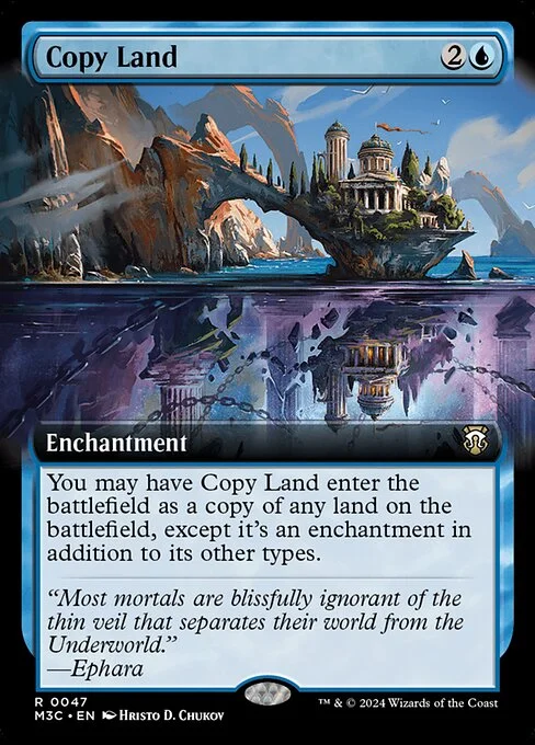 Copy Land, carta Magic di tipo Enchantment illustrata da Hristo D. Chukov