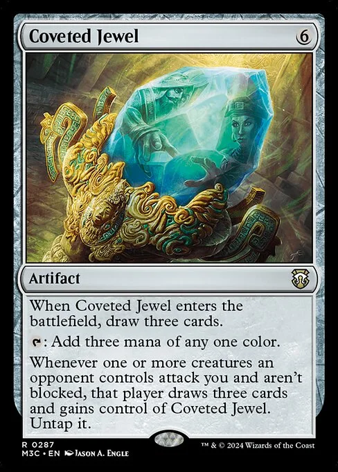 Coveted Jewel, carta Magic di tipo Artifact illustrata da Jason A. Engle