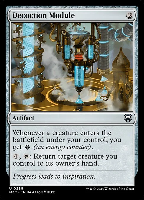Decoction Module, carta Magic di tipo Artifact illustrata da Aaron Miller