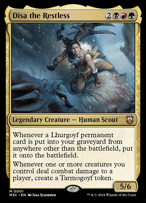 Disa the Restless, carta Magic di tipo Legendary Creature — Human Scout illustrata da Jana Schirmer