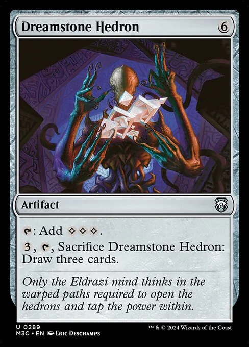 Dreamstone Hedron, carta Magic di tipo Artifact illustrata da Eric Deschamps