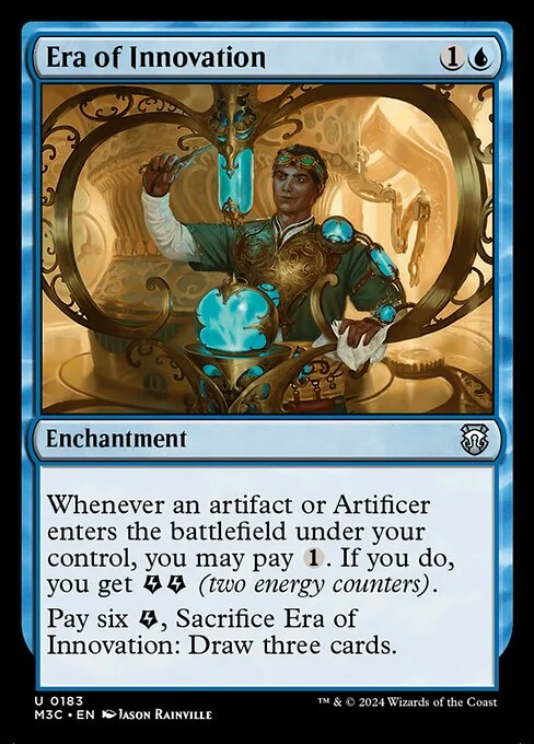 Era of Innovation, carta Magic di tipo Enchantment illustrata da Jason Rainville