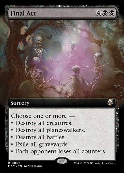 Final Act, carta Magic di tipo Sorcery illustrata da Nils Hamm