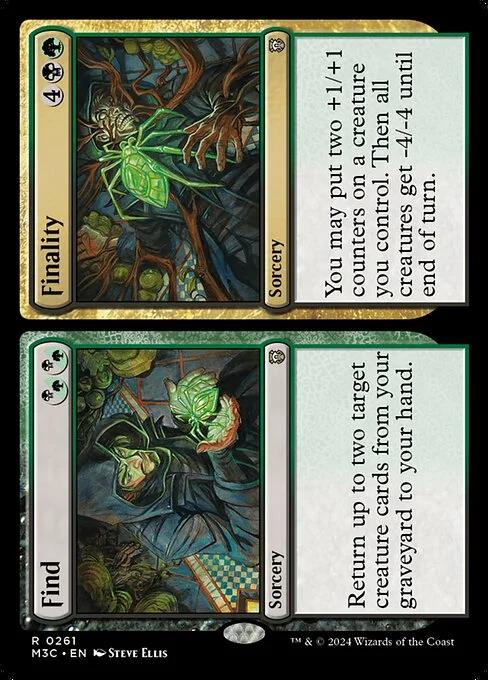 Find // Finality, carta Magic di tipo Sorcery // Sorcery illustrata da Steve Ellis