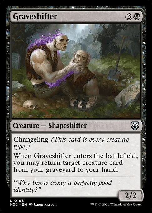 Graveshifter, carta Magic di tipo Creature — Shapeshifter illustrata da Jakub Kasper