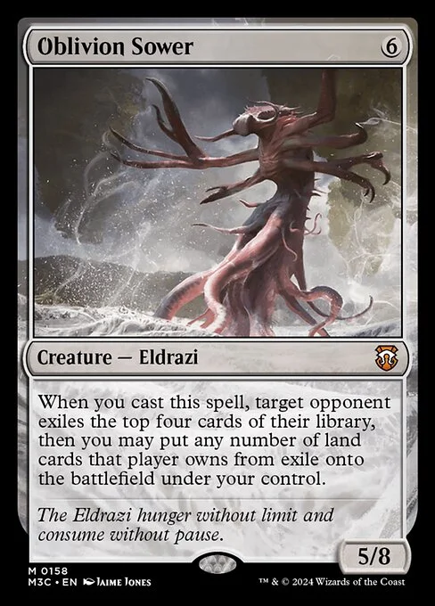 Oblivion Sower, carta Magic di tipo Creature — Eldrazi illustrata da Jaime Jones