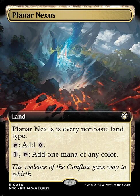Planar Nexus, carta Magic di tipo Land illustrata da Sam Burley