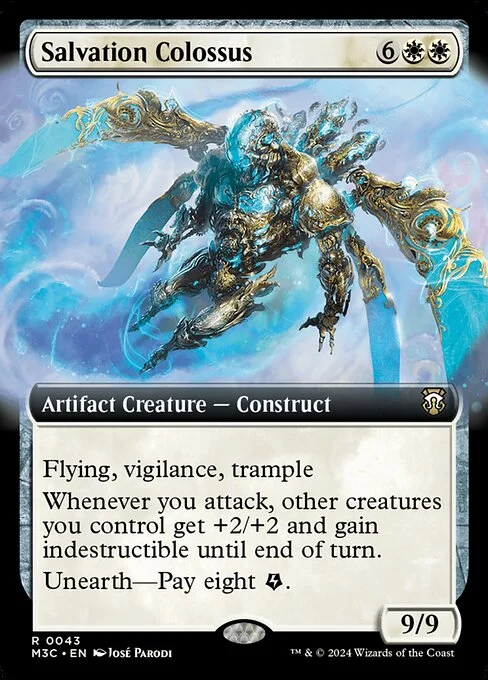 Salvation Colossus, carta Magic di tipo Artifact Creature — Construct illustrata da José Parodi