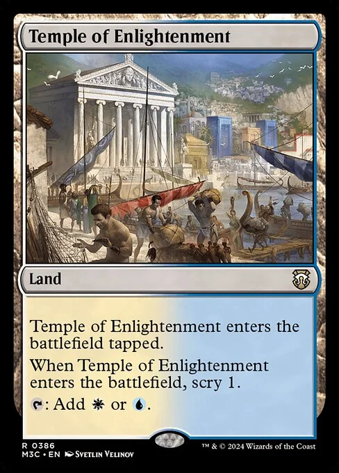 Temple of Enlightenment, carta Magic di tipo Land illustrata da Svetlin Velinov