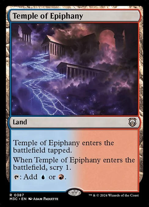 Temple of Epiphany, carta Magic di tipo Land illustrata da Adam Paquette