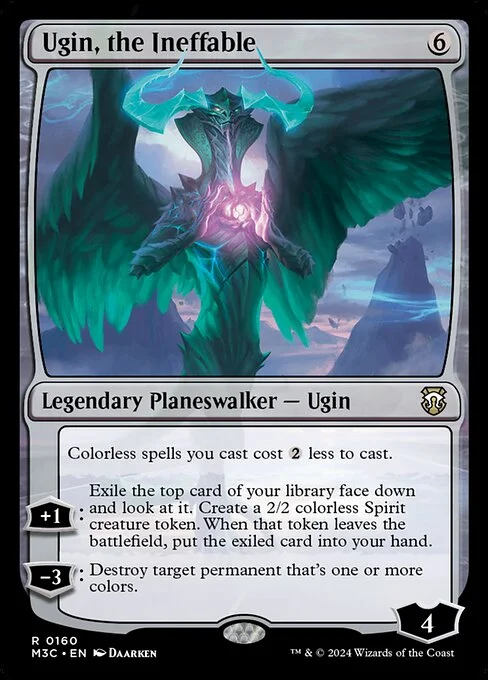 Ugin, the Ineffable, carta Magic di tipo Legendary Planeswalker — Ugin illustrata da Daarken