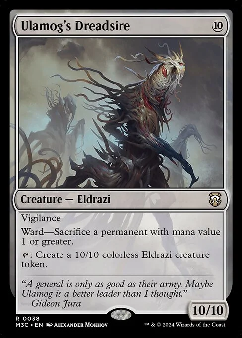 Ulamog's Dreadsire, carta Magic di tipo Creature — Eldrazi illustrata da Alexander Mokhov