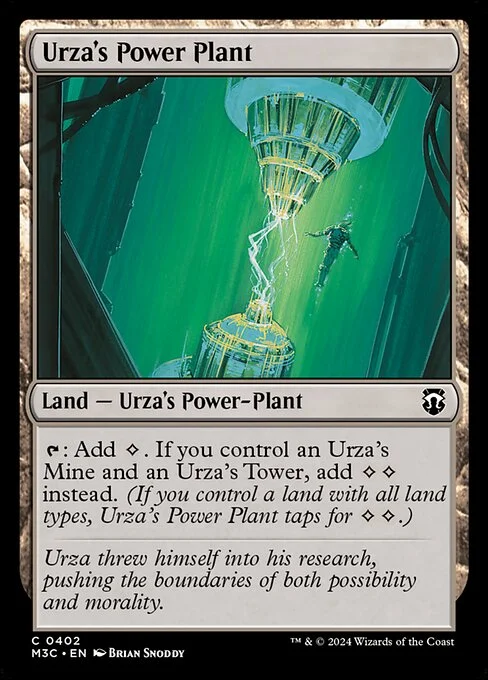 Urza's Power Plant, carta Magic di tipo Land — Urza's Power-Plant illustrata da Brian Snõddy