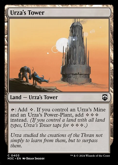 Urza's Tower, carta Magic di tipo Land — Urza's Tower illustrata da Brian Snõddy