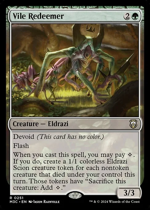 Vile Redeemer, carta Magic di tipo Creature — Eldrazi illustrata da Jason Rainville