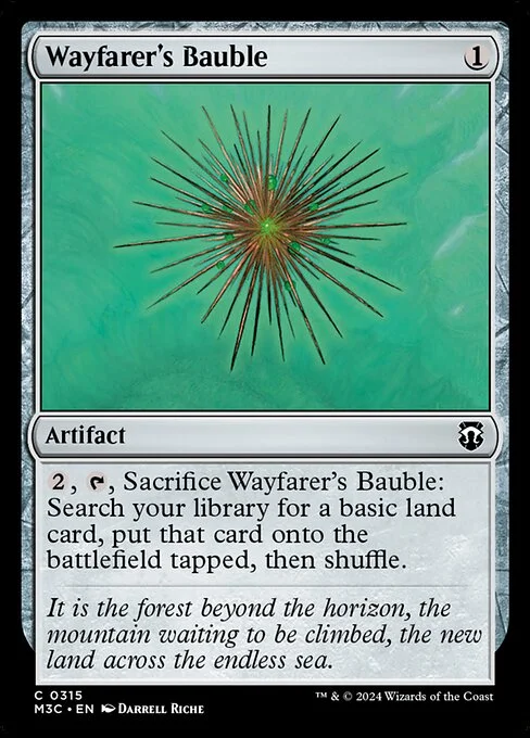 Wayfarer's Bauble, carta Magic di tipo Artifact illustrata da Darrell Riche