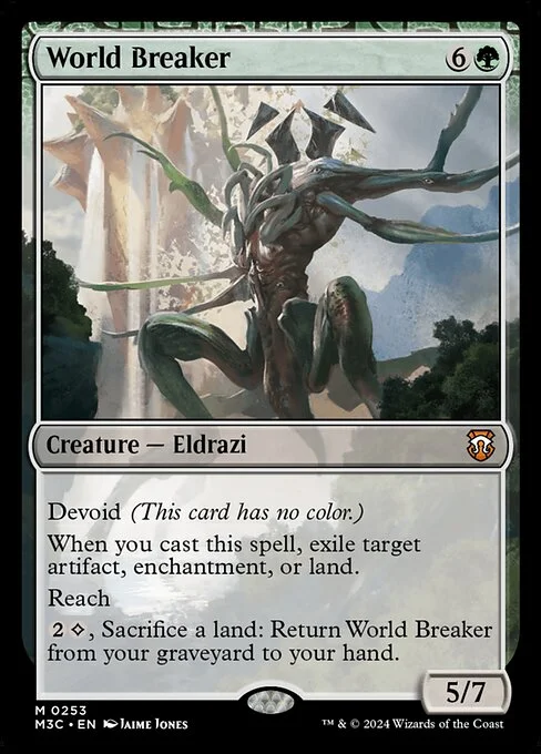 World Breaker, carta Magic di tipo Creature — Eldrazi illustrata da Jaime Jones