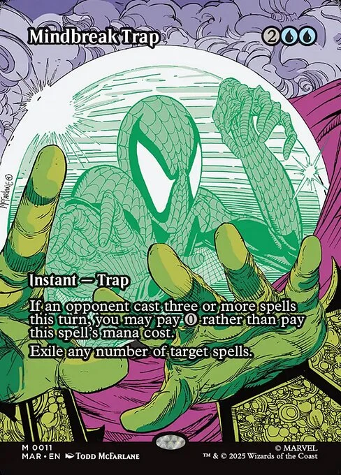 Mindbreak Trap, carta Magic di tipo Instant — Trap illustrata da Todd McFarlane