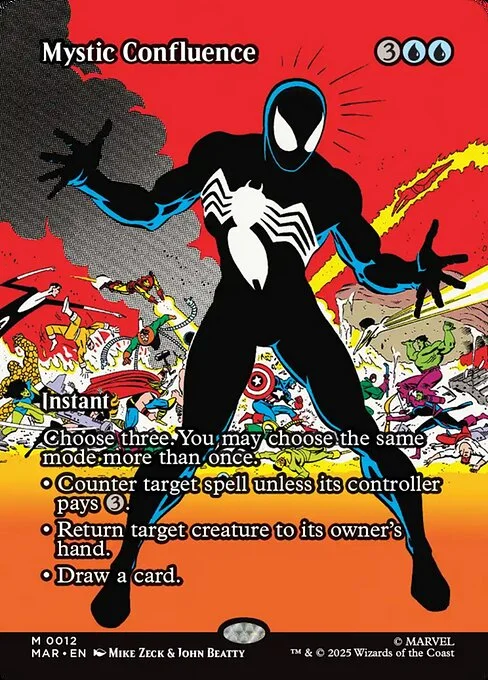 Mystic Confluence, carta Magic di tipo Instant illustrata da Mike Zeck