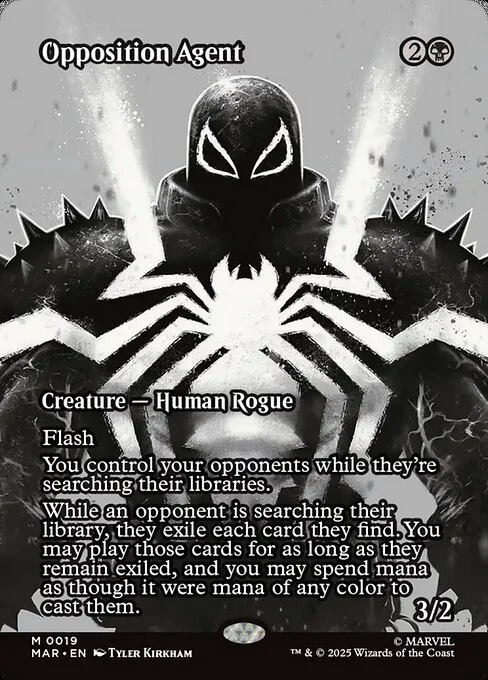 Opposition Agent, carta Magic di tipo Creature — Human Rogue illustrata da Tyler Kirkham