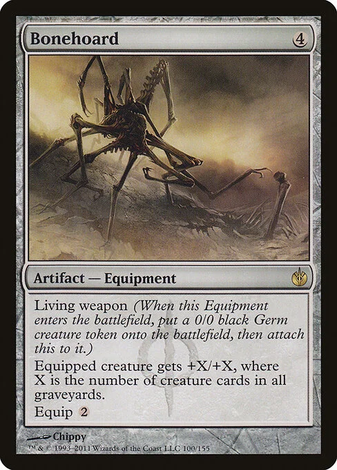 Bonehoard, carta Magic di tipo Artifact — Equipment illustrata da Chippy