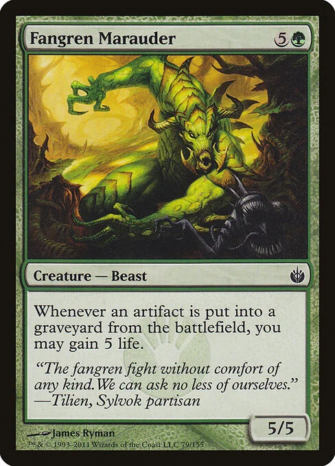 Fangren Marauder, carta Magic di tipo Creature — Beast illustrata da James Ryman