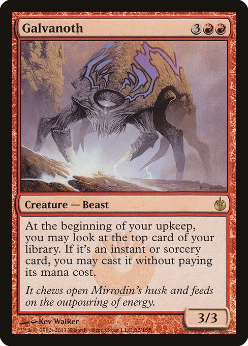 Galvanoth, carta Magic di tipo Creature — Beast illustrata da Kev Walker