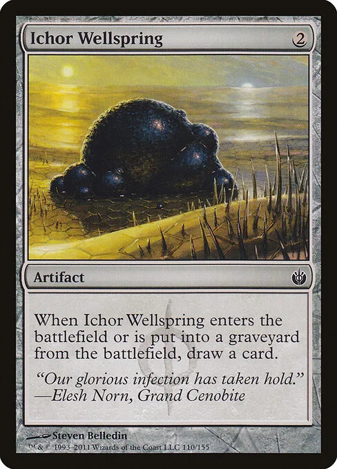 Ichor Wellspring, carta Magic di tipo Artifact illustrata da Steven Belledin