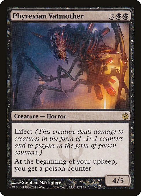 Phyrexian Vatmother, carta Magic di tipo Creature — Phyrexian Horror illustrata da Stephan Martiniere