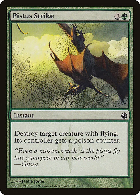 Pistus Strike, carta Magic di tipo Instant illustrata da Jaime Jones