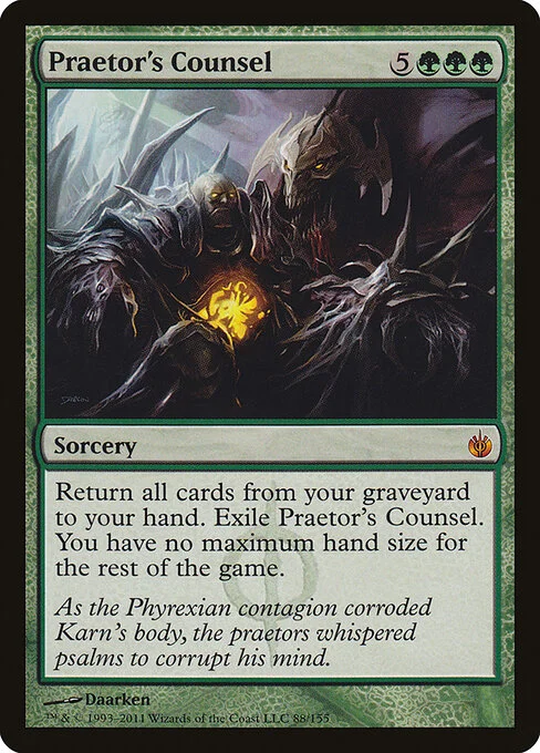 Praetor's Counsel, carta Magic di tipo Sorcery illustrata da Daarken